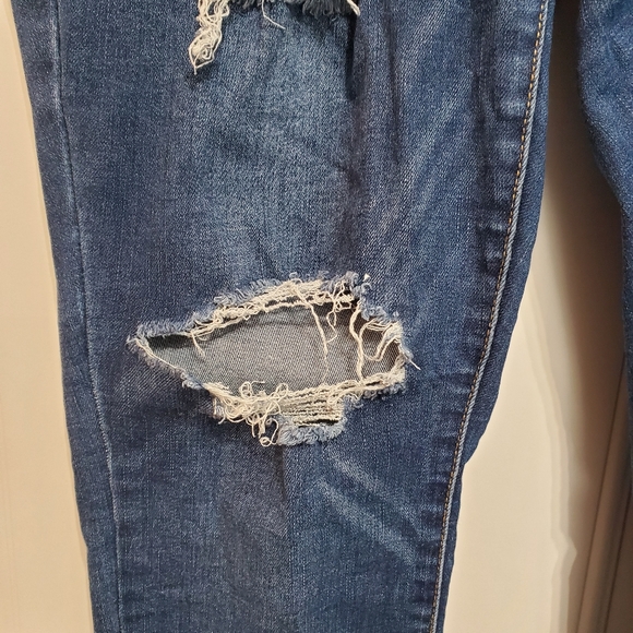 RUE 21 CURVY Mid-Rise Ankle Distressed Jeggings - Picture 6 of 16